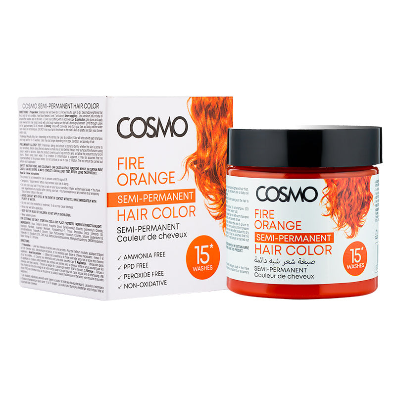 Semi-Permanent Hair Color Fire Orange